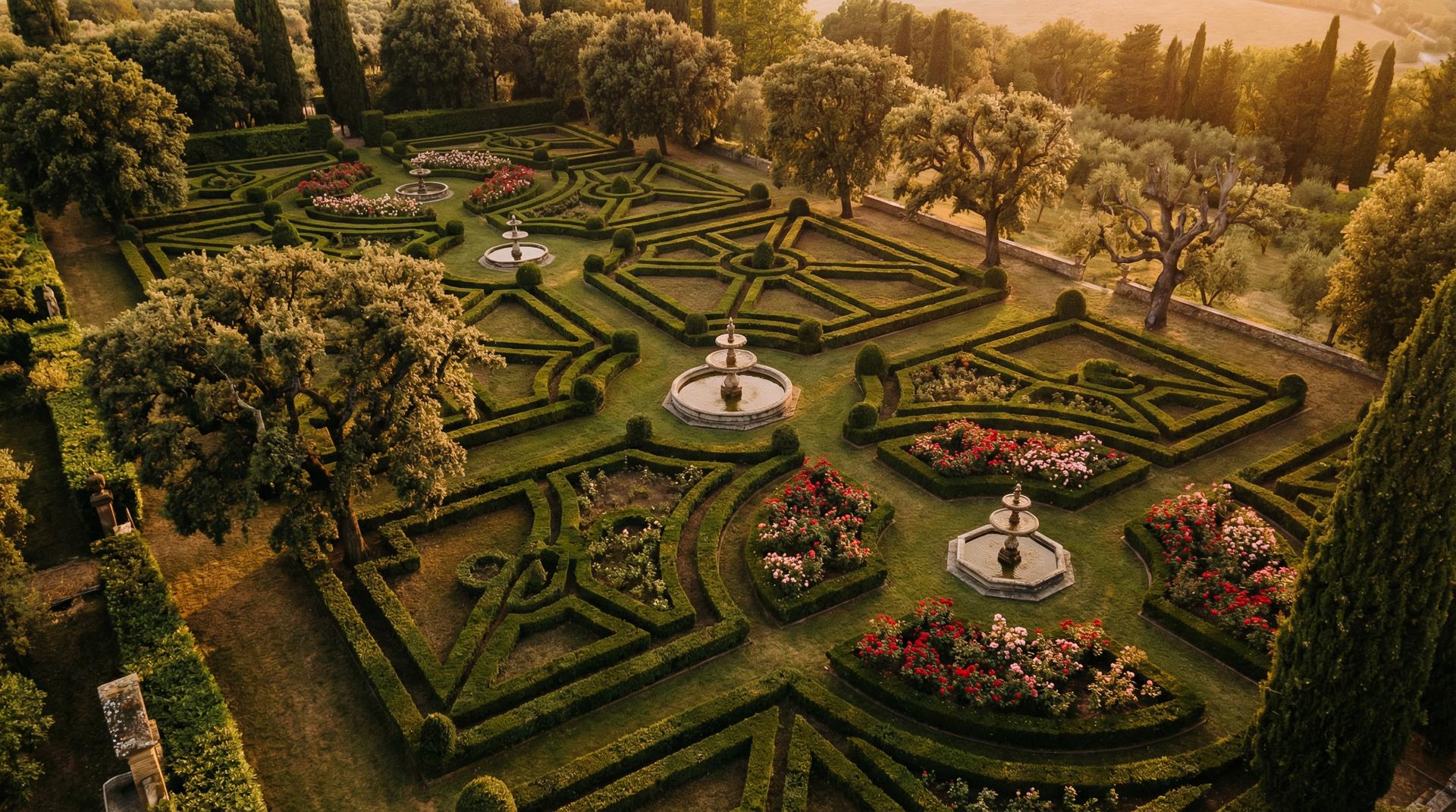 大象传媒精选植物视频-航拍花园